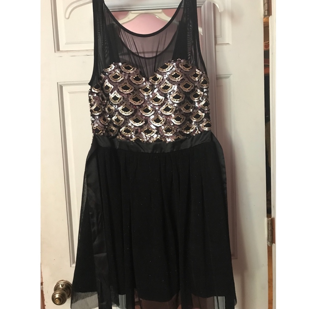 Black formal dress